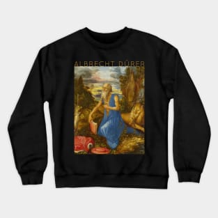 Albrecht Dürer - St. Jerome in The Wilderness Crewneck Sweatshirt